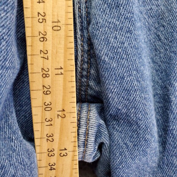 L.L. Bean Jeans Mens 36x32 Blue Relaxed Fit Flannel Lined Cotton Denim - Picture 6 of 10